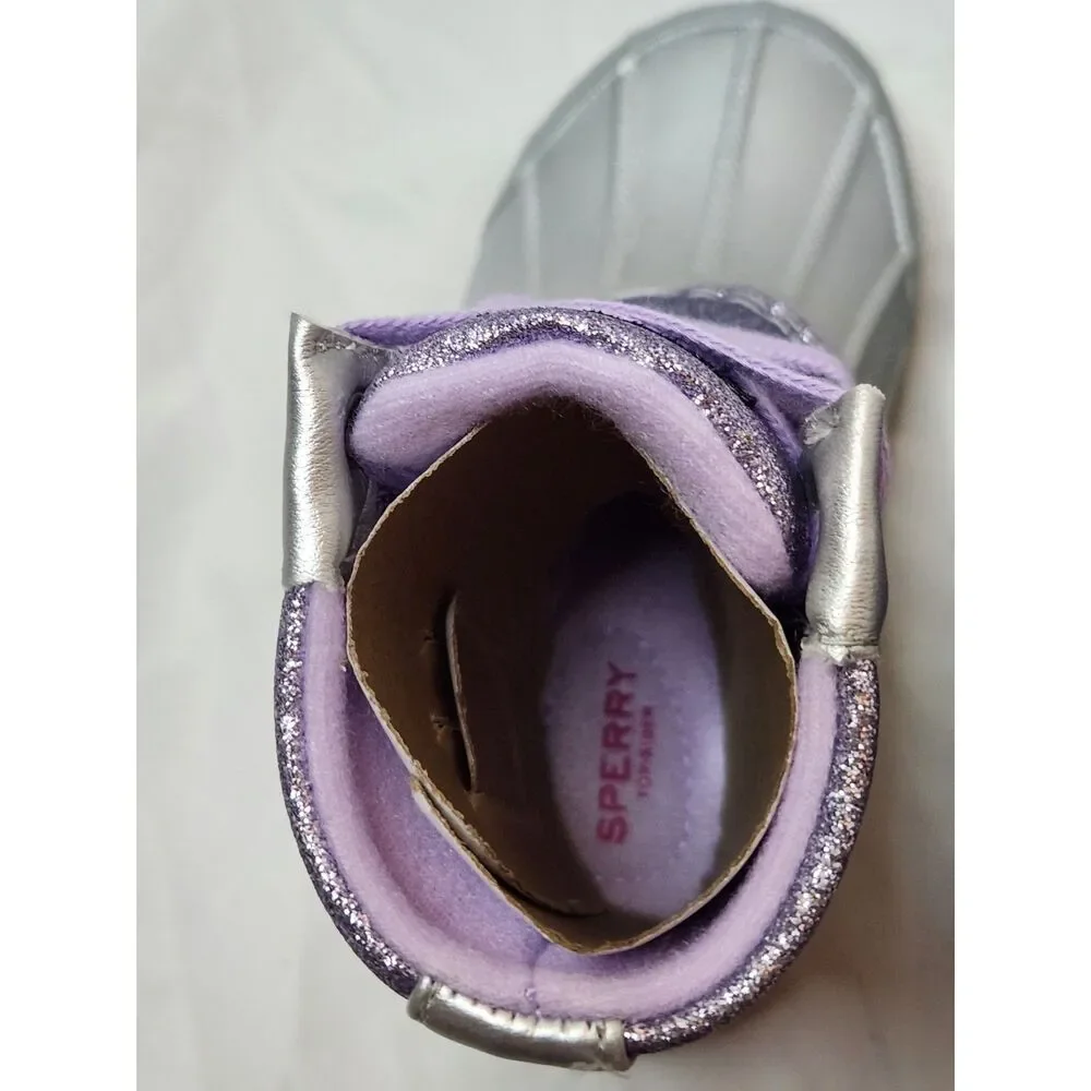 Sperry Port Boot Toddler Girl Size 6 Multicolor Shimmer